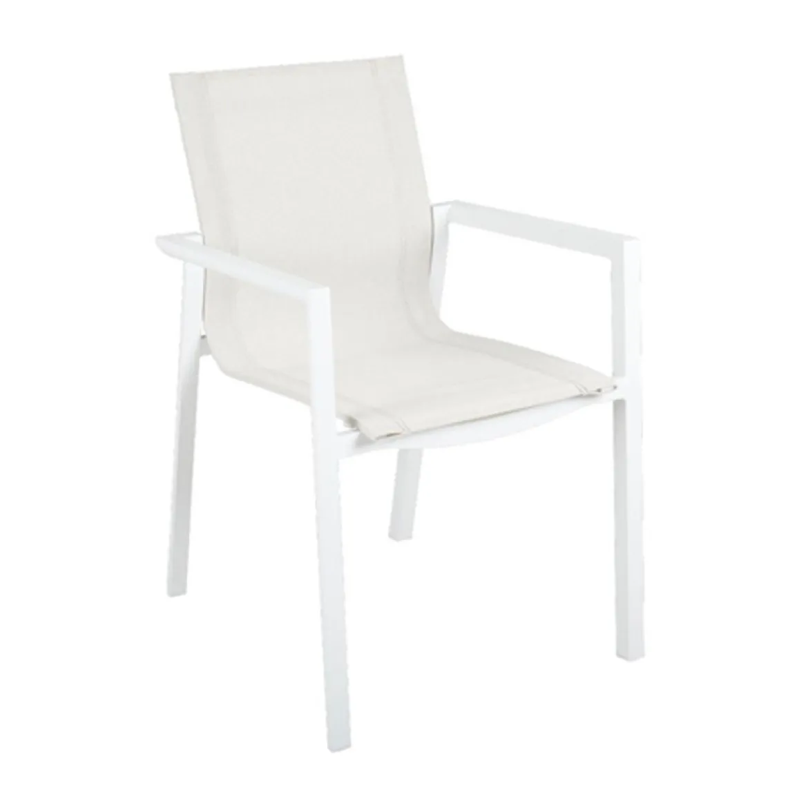 Stapelbare tuinstoel aluminium - Brafab Delia
