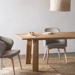 Stoel van massief beukenhout naturel - Kave Home Nelida