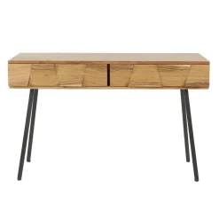 Stoer acaciahouten kaptafel - Giani Demn