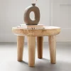 Suar hout bijzettafel rond - Must Living Plato