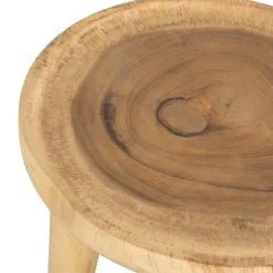 Suar hout bijzettafel rond - Must Living Plato