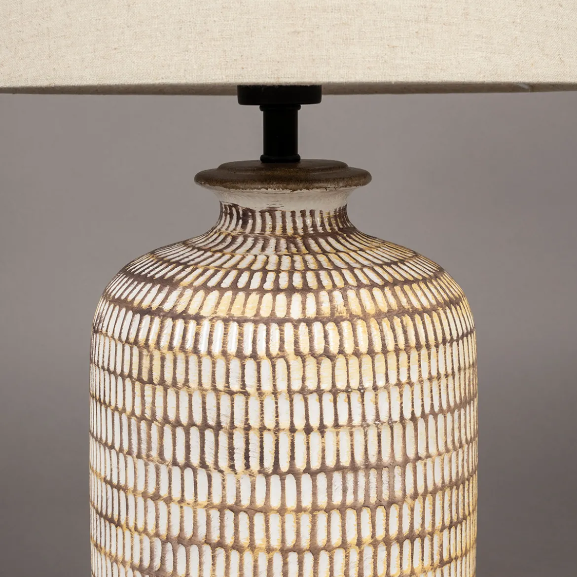 Tafellamp beige tinten - Dutchbone Russel