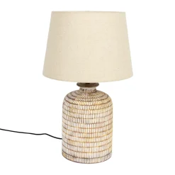 Tafellamp beige tinten - Dutchbone Russel