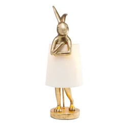 Tafellamp konijn goud - Kare Design Rabbit Gold/White