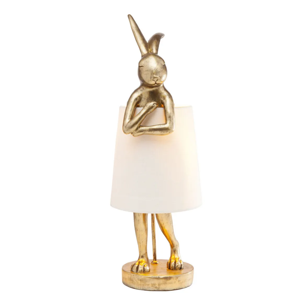 Tafellamp konijn goud - Kare Design Rabbit Gold/White