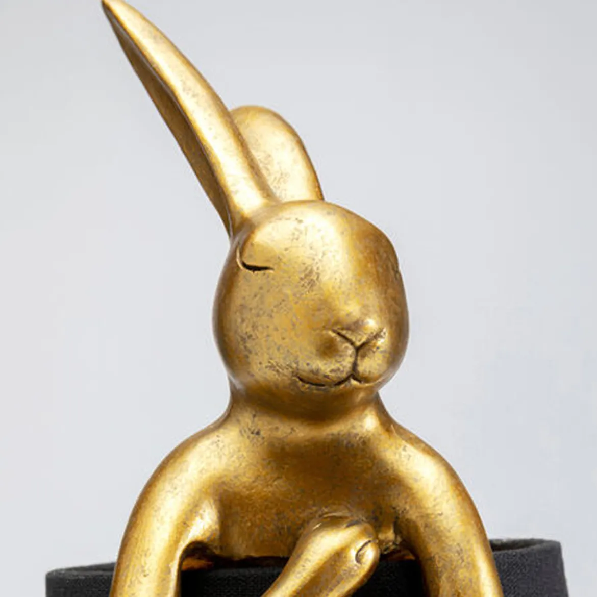 Tafellamp konijn goud - Kare Design Rabbit Gold/Black