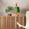 Tafellamp konijn groen goud - Kare Design Rabbit Gold/Green