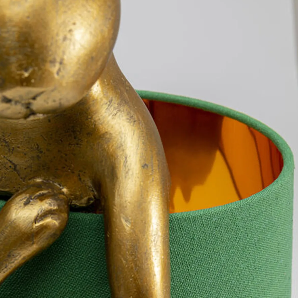 Tafellamp konijn groen goud - Kare Design Rabbit Gold/Green