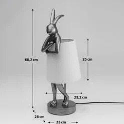 Tafellamp konijn groen goud - Kare Design Rabbit Gold/Green