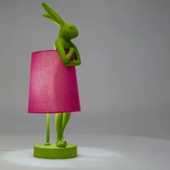 Tafellamp konijn groen roze - Kare Design Rabbit Green/Pink