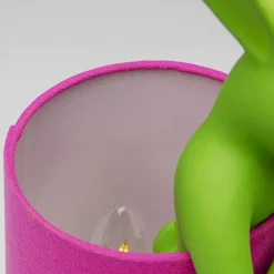 Tafellamp konijn groen roze - Kare Design Rabbit Green/Pink