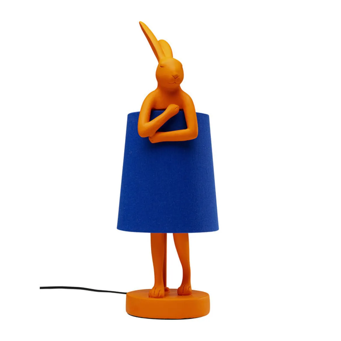 Tafellamp konijn oranje blauw - Kare Design Rabbit Orange/Blue