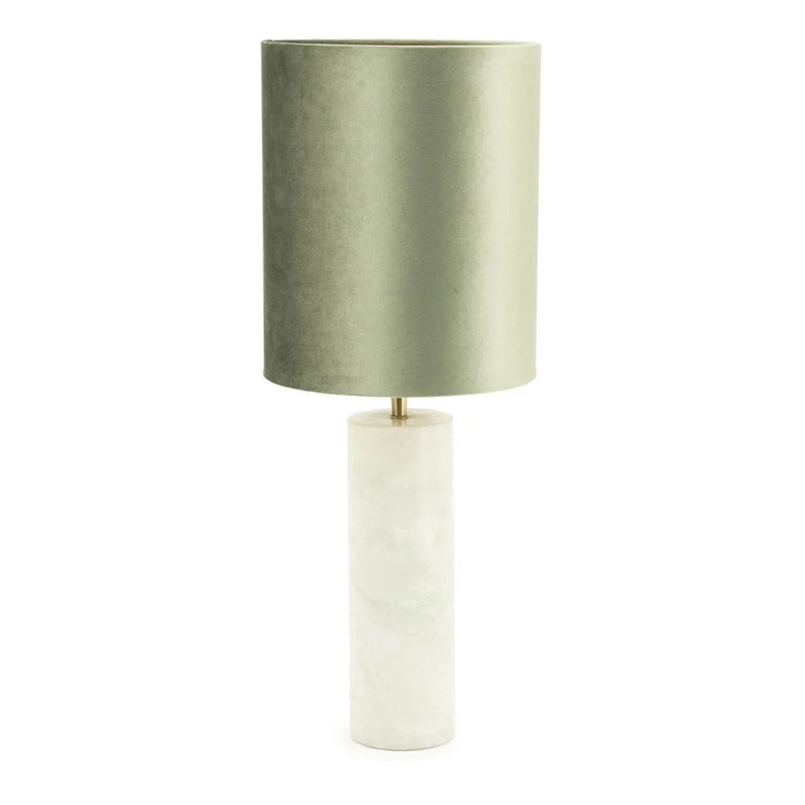 Tafellamp marmer met fluweel - By-Boo Rosso/Verde