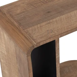 Teak bijzettafel ronde hoeken - DTP Home Evo