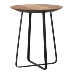 Teak bijzettafel schuine rand - DTP Home Highlight Neptunus