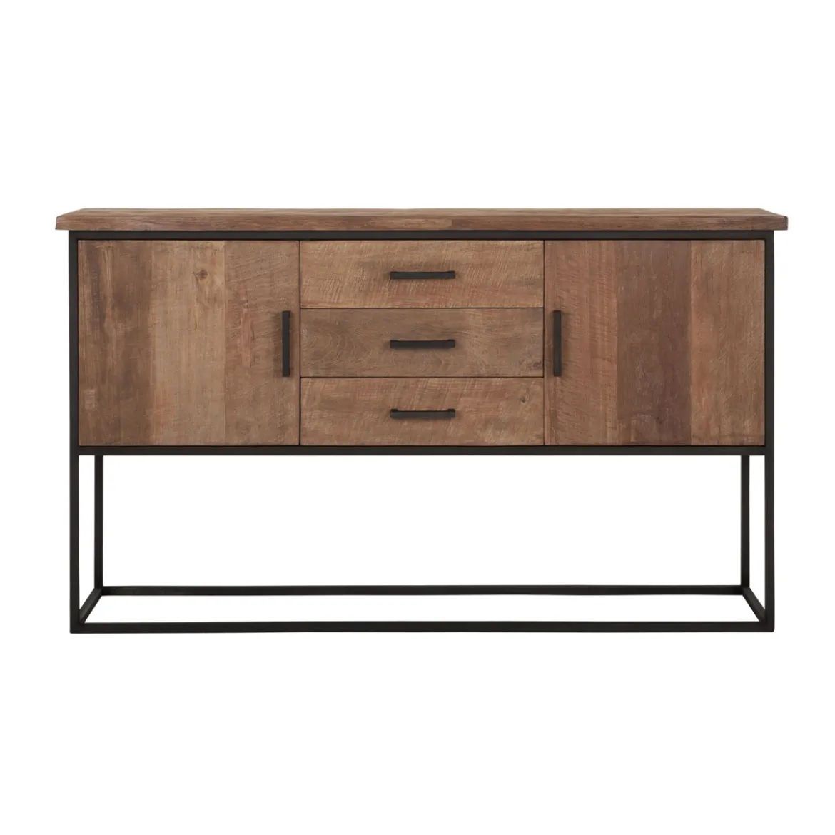 Teak dressoir industrieel design - DTP Home Timeless Beam