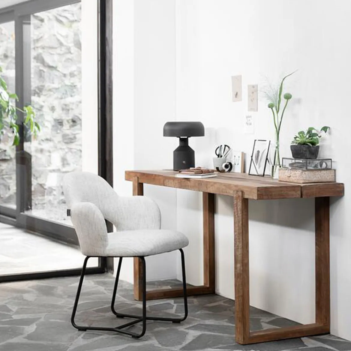 Teakhouten sidetable - DTP Home Classic Icon