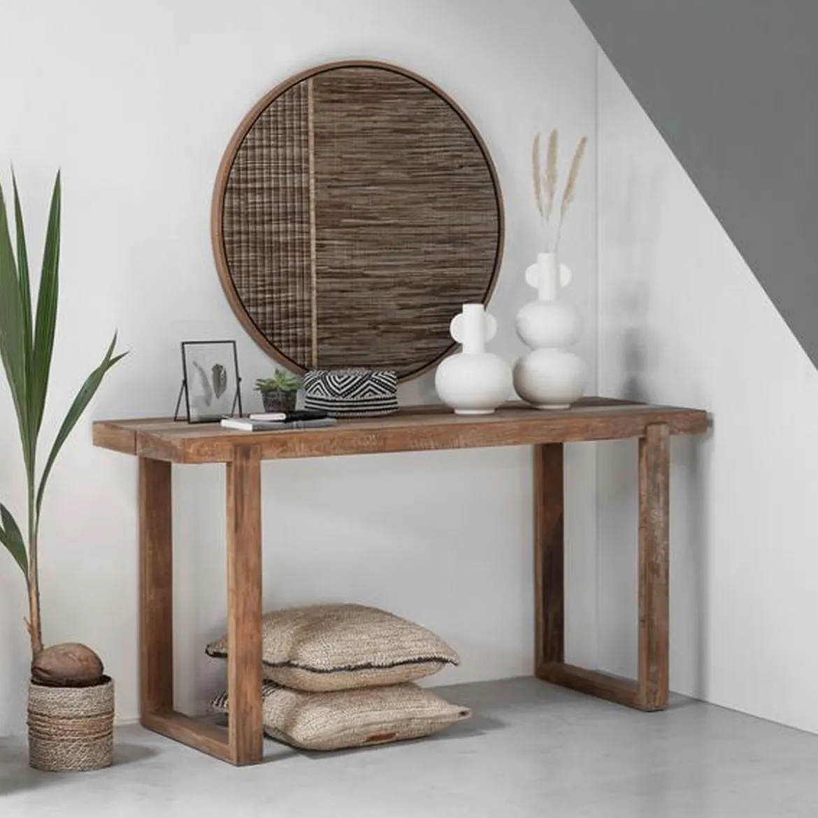 Teakhouten sidetable - DTP Home Classic Icon