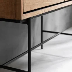 Teak kast met open vakken - DTP Home Metropole