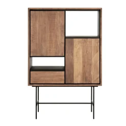 Teak kast met open vakken - DTP Home Metropole