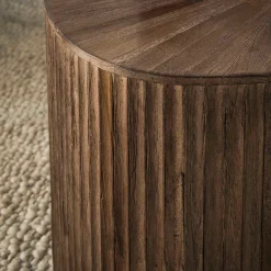 Teak salontafelset met ribbels - Giani Maya Teak Square