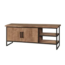 Teak tv-meubel industrieel - DTP Home Timeless Beam