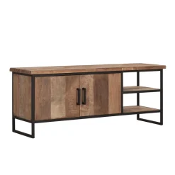 Teak tv-meubel industrieel - DTP Home Timeless Beam