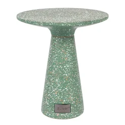 Terrazzo bijzettafel rond - Zuiver Victoria