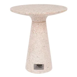 Terrazzo bijzettafel rond - Zuiver Victoria