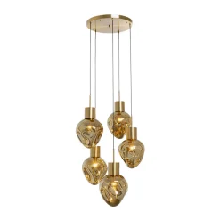 Trapse hanglamp gedeukt glas - Kare Design Supernova Dough