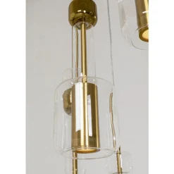 Trapse hanglamp goud en glas - Kare Design Candy Bar Gold