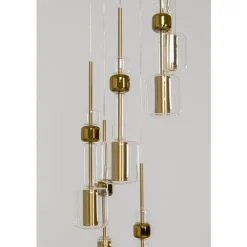 Trapse hanglamp goud en glas - Kare Design Candy Bar Gold