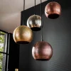 Trapse hanglamp metalen bollen - Santa Josh