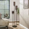 Trapse vloerlamp brons - Santa Sepiora