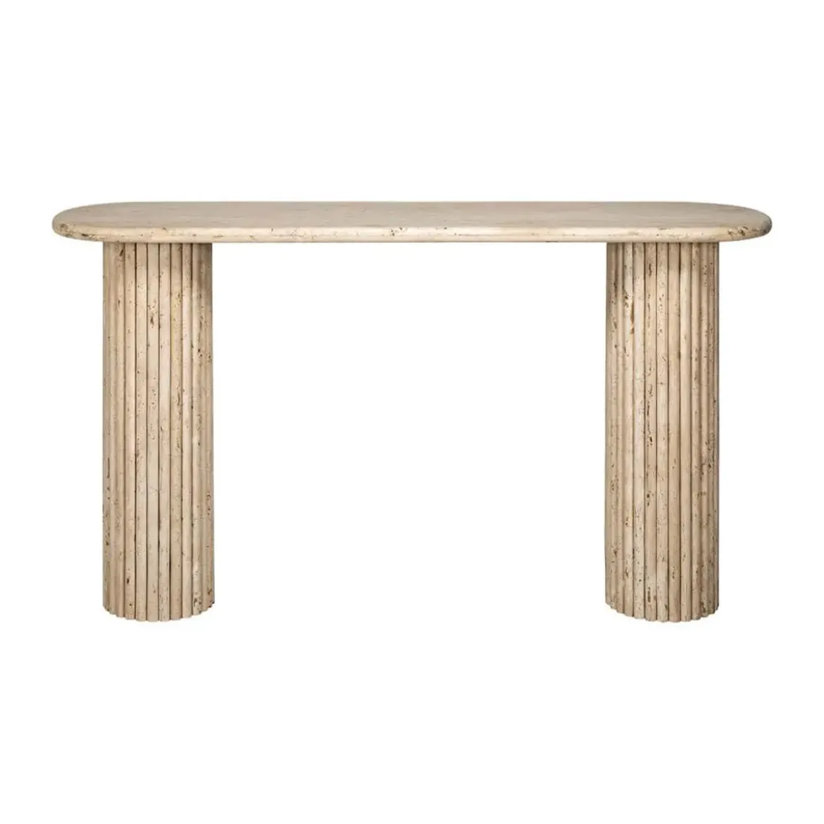 Travertin wandtafel Griekse pilaren - Richmond Interiors La Cantera