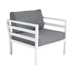 Tuin armstoel met all-weather kussens - Brafab Weldon