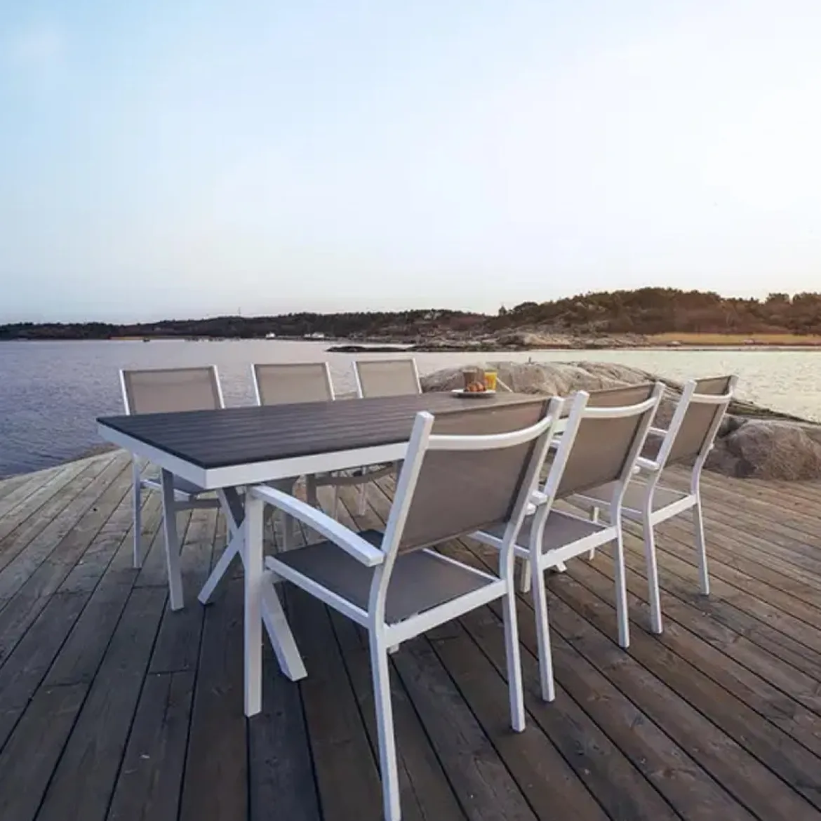 Tuinstoel aluminium - Brafab Leone