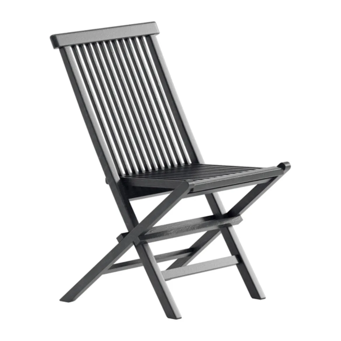 Tuinstoel zwart teak - Lavis Kenya