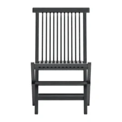 Tuinstoel zwart teak - Lavis Kenya