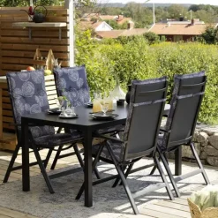 Tuintafel aluminium en glas - Brafab Rana