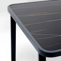 Tuintafel 4-persoons zwart - Kare Design Santos