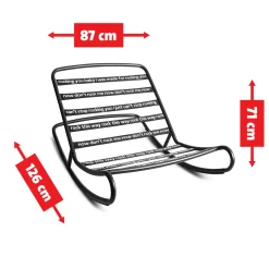 Tuin zitzak met schommelstoel frame - Fatboy Rock n Roll + Original Outdoor