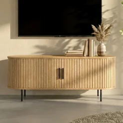 TV meubel eiken 120 cm - Bodio Sway