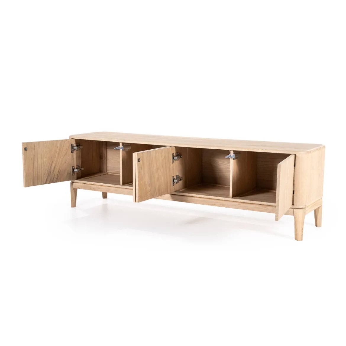 Tv-meubel licht eiken hout - Eleonora Harvey