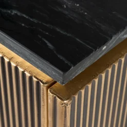Tv-meubel messing en marmer - Richmond Interiors Ironville