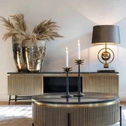 Tv-meubel messing en marmer - Richmond Interiors Ironville