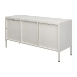 Tv-meubel met ribbelglas off white - Kare Design Naxos