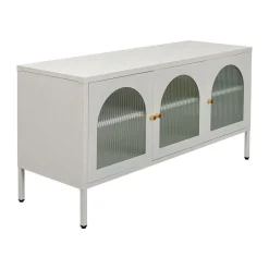 Tv-meubel met ribbelglas off white - Kare Design Naxos