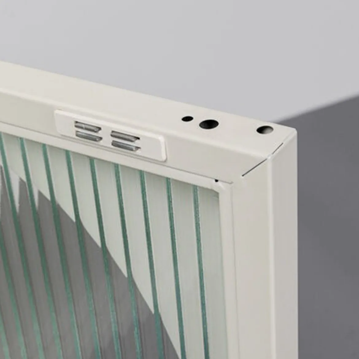 Tv-meubel met ribbelglas off white - Kare Design Naxos