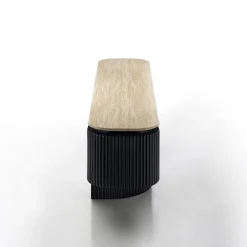 TV meubel met travertin - Bodio Kanso